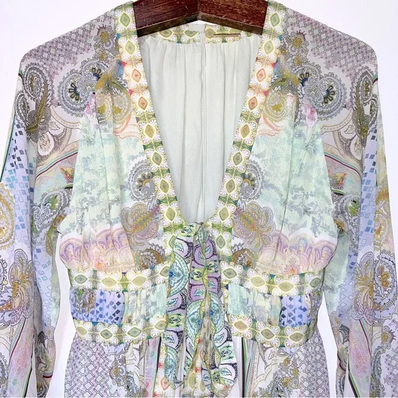 ALEXIS Tessie Printed Gauze Minidress - Picture 9 of 15